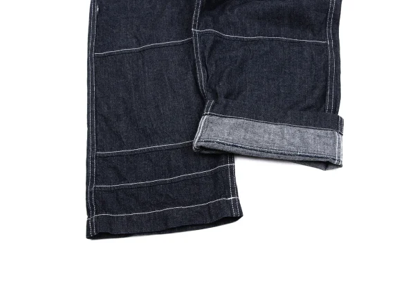 COMME des GARCONS SHIRT White Stitch Switching Denim Pants K-169899_010