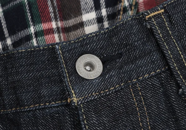 JUNYA WATANABE MAN Flannel Checker Switching Denim Pants K-169902_004