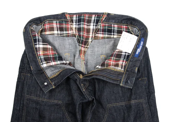 JUNYA WATANABE MAN Flannel Checker Switching Denim Pants K-169902_006