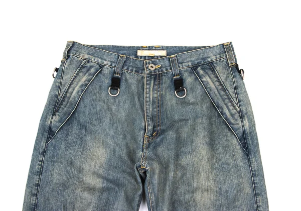 JUNYA WATANABE MAN Zipper Mesh Switching Denim Pants K-169903_002