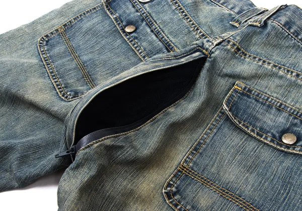 JUNYA WATANABE MAN Zipper Mesh Switching Denim Pants K-169903_016