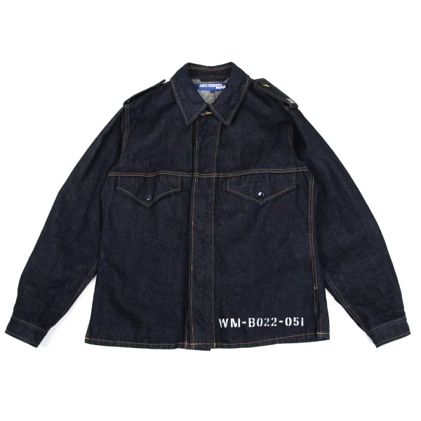 JUNYA WATANABE MAN Printed Military Denim Jacket  Indigo L K-169904_001