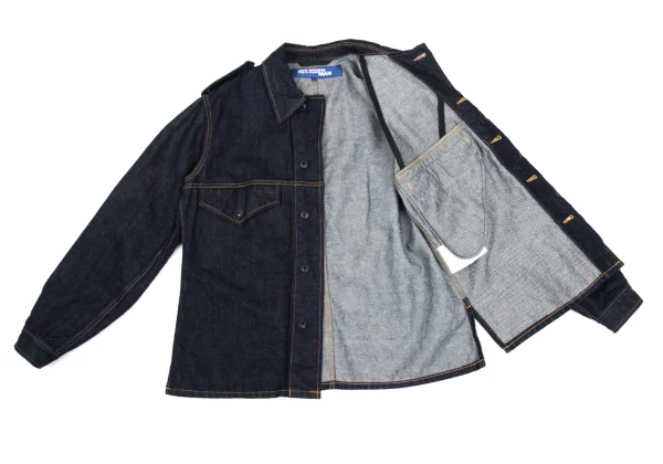 JUNYA WATANABE MAN Printed Military Denim Jacket K-169904_014