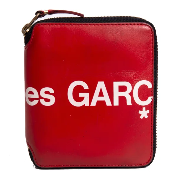 COMME des GARCONS Logo Printed Round-zip Wallet K-169908_002