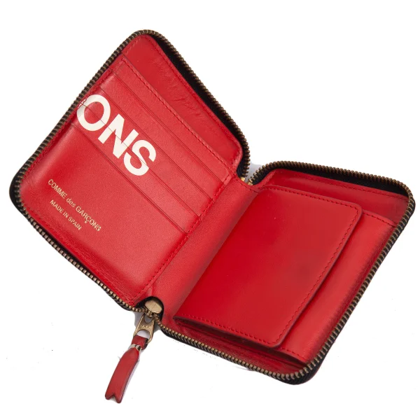COMME des GARCONS Logo Printed Round-zip Wallet K-169908_009
