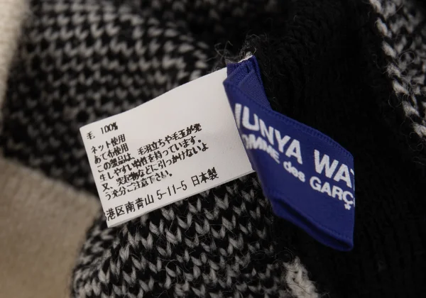 JUNYA WATANABE MAN COMME des GARCONS Check Logo Knit Cap K-169909_011