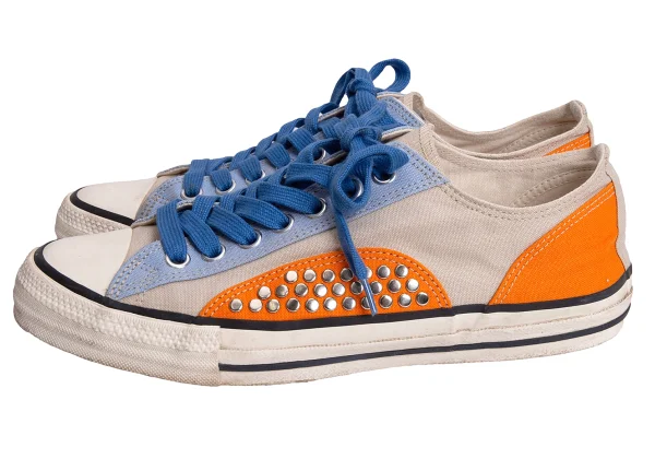 COMME des GARCONS HOMME PLUS Studs Patchwork Sneakers K-169912_003