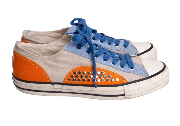 COMME des GARCONS HOMME PLUS Studs Patchwork Sneakers K-169912_006