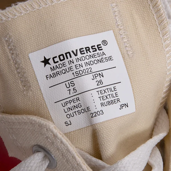 PLAY COMME des GARCONS×CONVERSE Chuck Taylor Sneakers K-169913_016