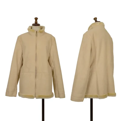 SONIA RYKIEL Acrylic Fur Lined Synthetic Mouton Blouson