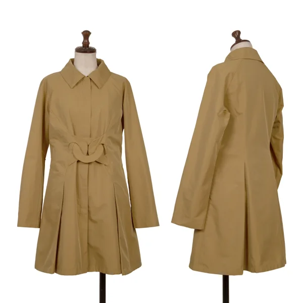 Sybilla Poly Silk Fly-front Half Coat Beige M K-169915_001