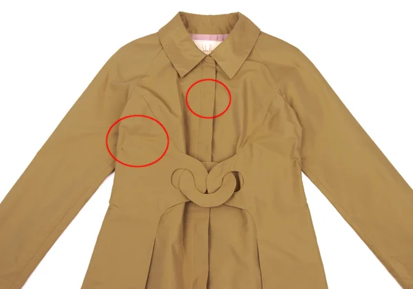 Sybilla Poly Silk Fly-front Half Coat K-169915_003
