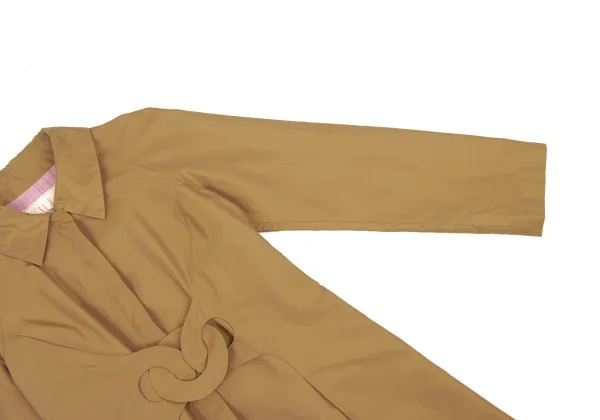 Sybilla Poly Silk Fly-front Half Coat K-169915_008