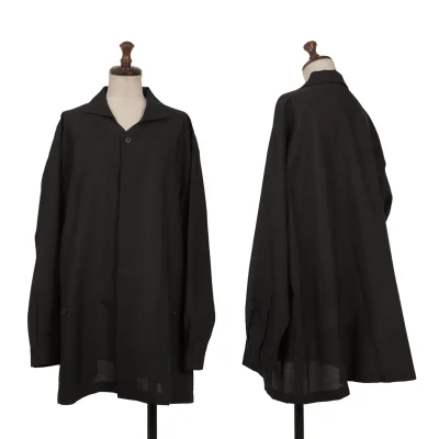 Y's Poly Wool Shirt Jacket