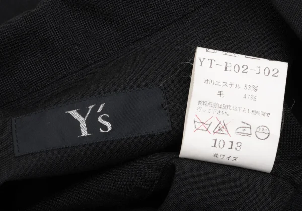 Y's Poly Wool Shirt Jacket K-169916_017