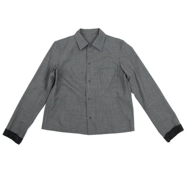 Y's Wool Snap Button Shirt Jacket K-169917_002