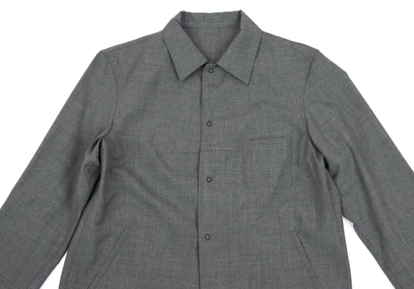 Y's Wool Snap Button Shirt Jacket K-169917_003