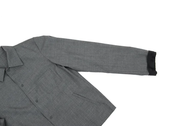 Y's Wool Snap Button Shirt Jacket K-169917_008