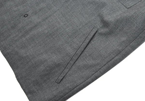 Y's Wool Snap Button Shirt Jacket K-169917_012