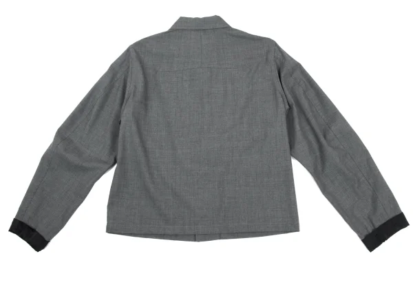 Y's Wool Snap Button Shirt Jacket K-169917_016