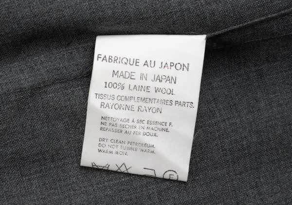 Y's Wool Snap Button Shirt Jacket K-169917_018