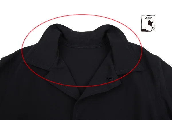 Y's Wool Gabardine 1B Shirt K-169918_005