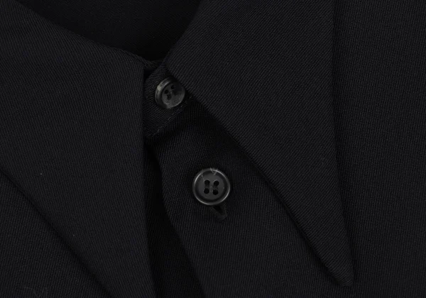 Y's Wool Gabardine Double Cuff Shirt K-169919_005