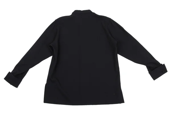 Y's Wool Gabardine Double Cuff Shirt K-169919_013