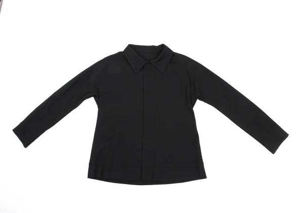 Y's Wool Gabardine Fly-front Jacket K-169920_002