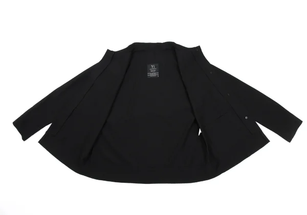 Y's Wool Gabardine Fly-front Jacket K-169920_011