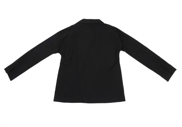 Y's Wool Gabardine Fly-front Jacket K-169920_012