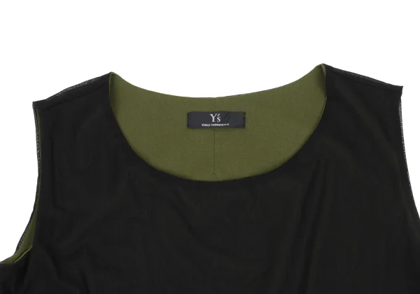 Y's Mesh Layered Reversible Sleeveless Top K-169921_004