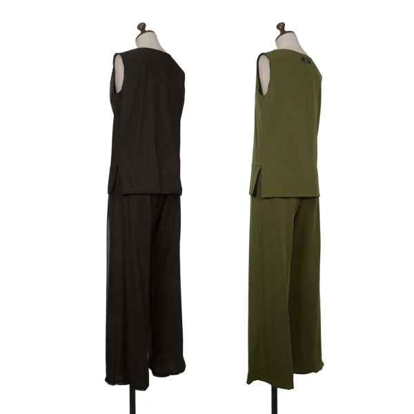 Y's Mesh Layered Reversible Top & Pants K-169923_002