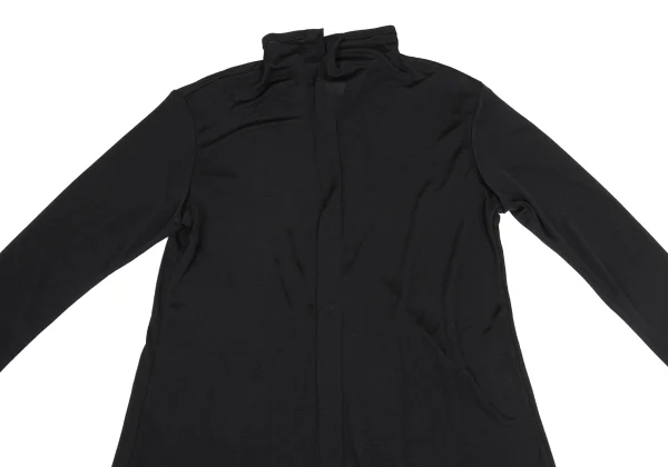 Yohji Yamamoto FEMME Poly Sheer Knit Blouse K-169924_003