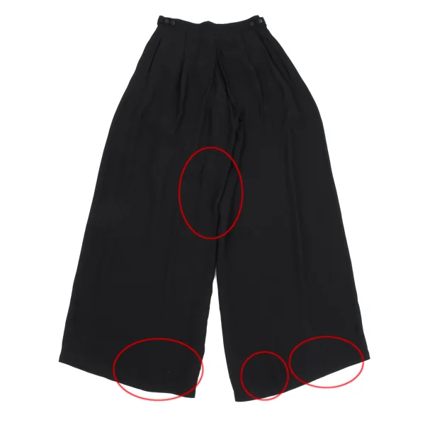Yohji Yamamoto FEMME Rayon Wide Pants K-169925_013