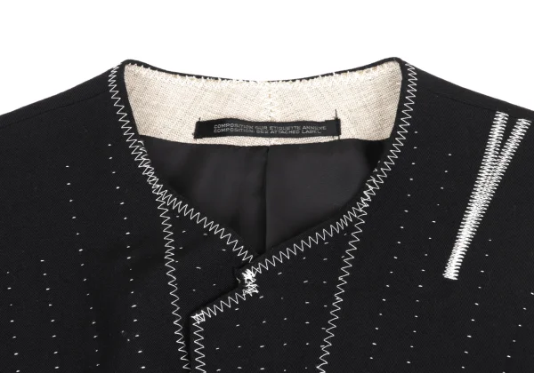 Yohji Yamamoto FEMME Wool Long Jacket K-169926_004