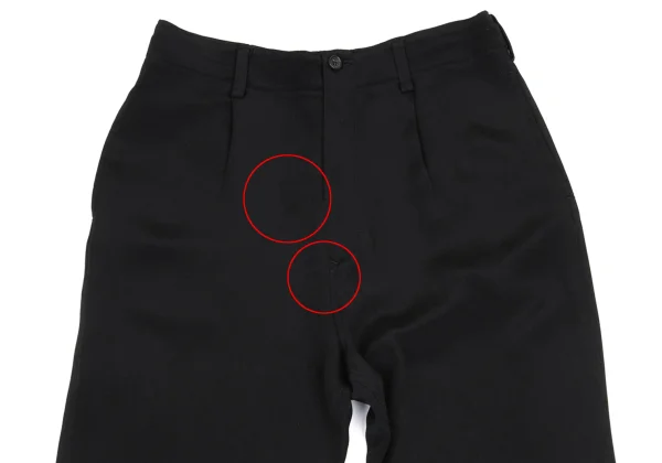 Yohji Yamamoto FEMME Silk Felt Switching Pants K-169928_002