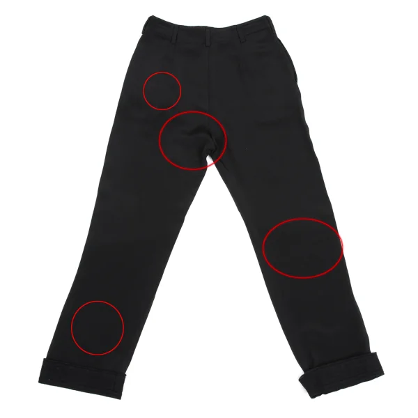 Yohji Yamamoto FEMME Silk Felt Switching Pants K-169928_013