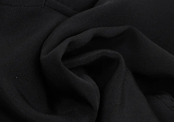 ヨウジヤマモト ファムYohji Yamamoto FEMME シルクフェルト切替セットアップ 黒M S K-169929_019