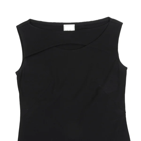 Sybilla Neck Design Stretch Sleeveless Top K-169932_003