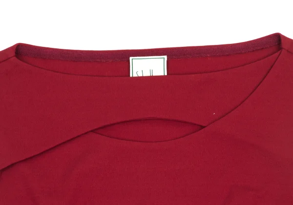 Sybilla Neck Design Stretch Sleeveless Top K-169933_004