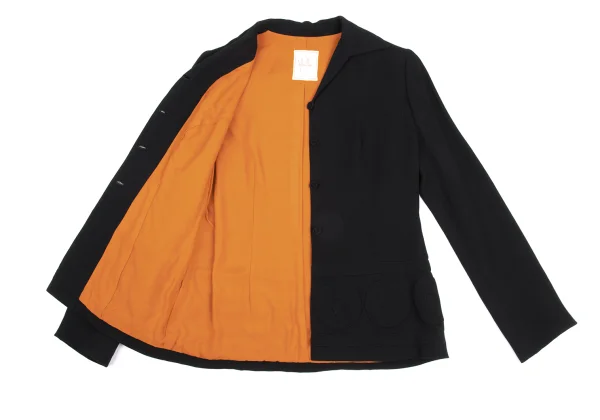 Sybilla Rayon Blend Hem Design Jacket K-169934_014