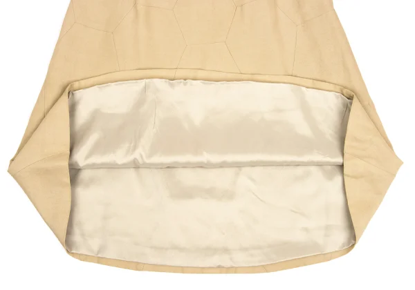 Sybilla Rayon Linen Hexagon Panel Skirt K-169936_009