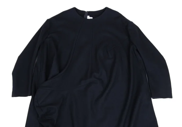 COMME des GARCONS Wool-blend Volume Switching Asymmetrical Dress K-169938_003