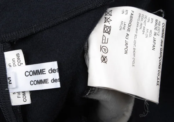 COMME des GARCONS Wool-blend Volume Switching Asymmetrical Dress K-169938_015