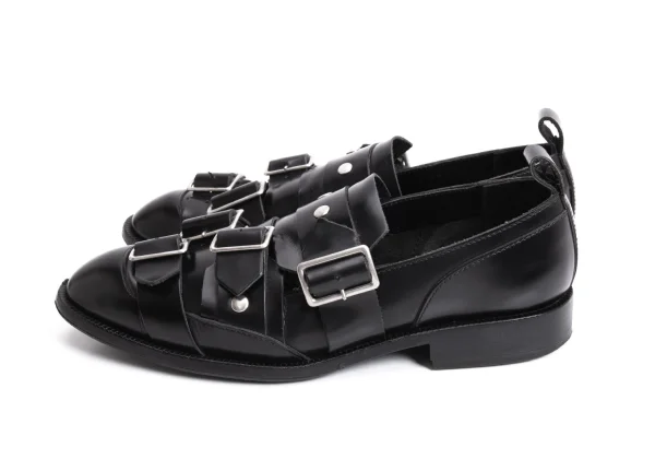 COMME des GARCONS Belted Design Leather Shoes K-169939_003