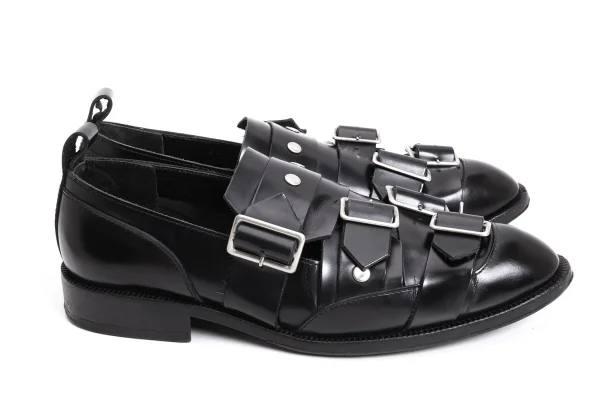 COMME des GARCONS Belted Design Leather Shoes K-169939_005