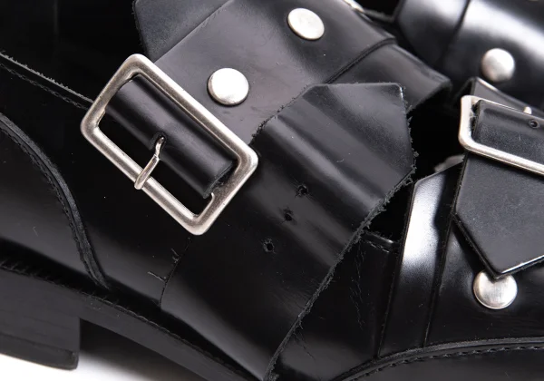COMME des GARCONS Belted Design Leather Shoes K-169939_006