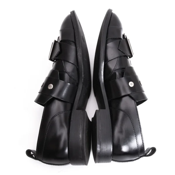 COMME des GARCONS Belted Design Leather Shoes K-169939_009