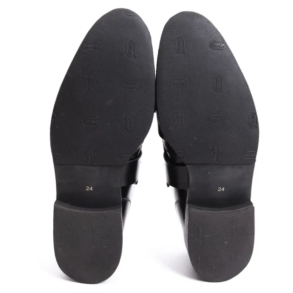 COMME des GARCONS Belted Design Leather Shoes K-169939_012